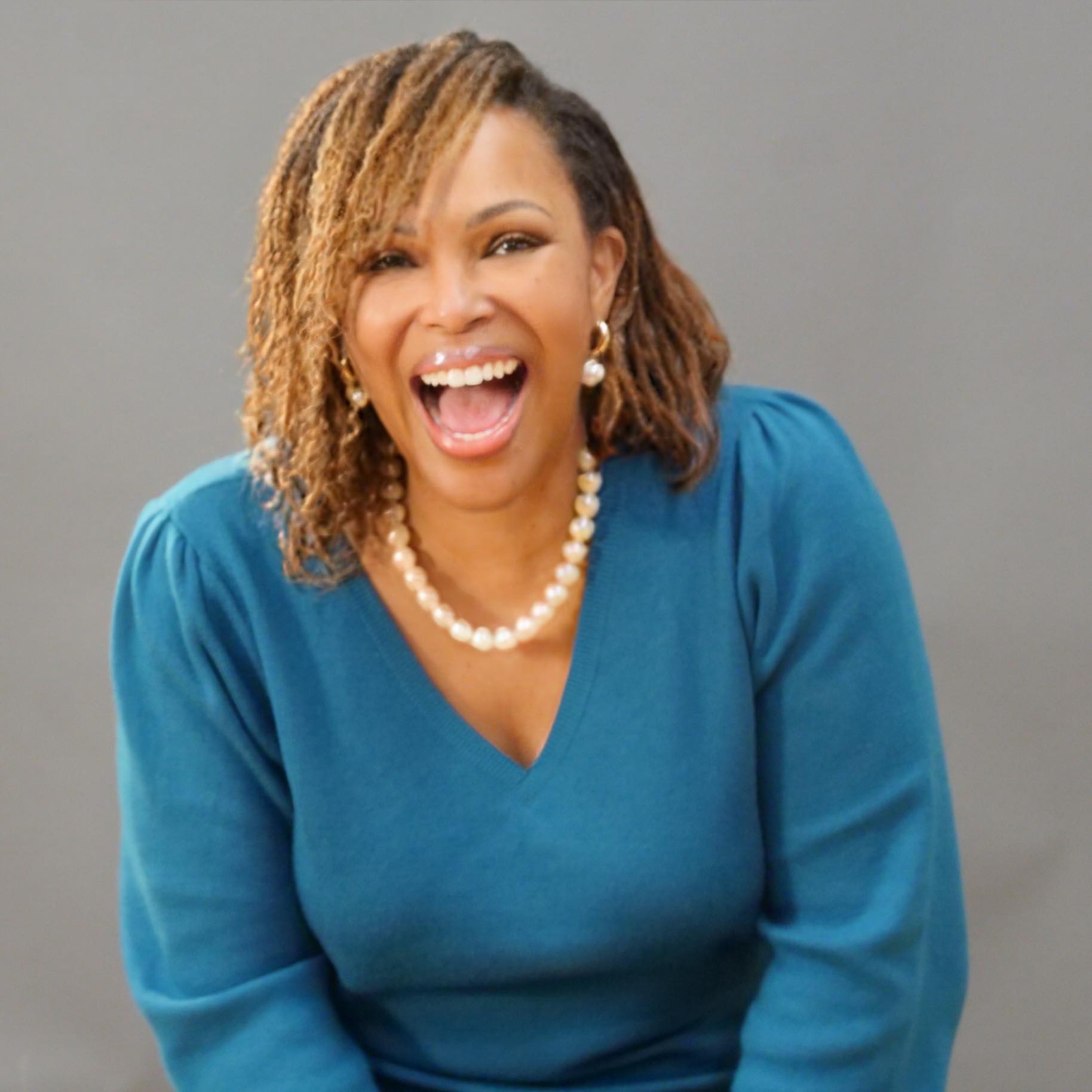 Nikki performing on stage